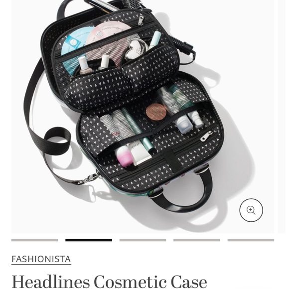 Brighton-Headlines Cosmetic Case - Picture 3 of 8